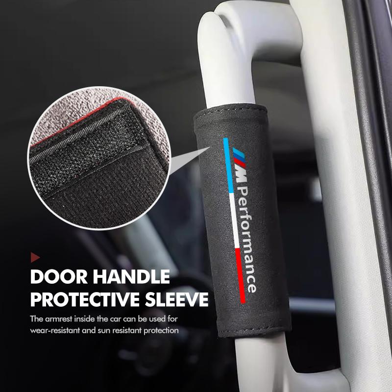 For BMW Universal Car Door Pull Handle Anti-Wear Protection Cover 1 2 3 5 7 Series X1 X2 X3 X4 X5 X6 G20 G30 G11 G12