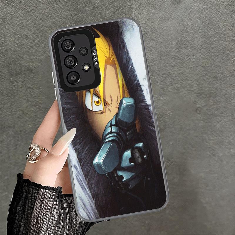 F-ullmetal A-Alchemist Аниме Ударопрочный Чехол для Телефона для Samsung A17 A16 A15 A14 A37 A57 A36 A56 A26 A35 A55 A25 A34 A54 A24 A13 A Samsung A37