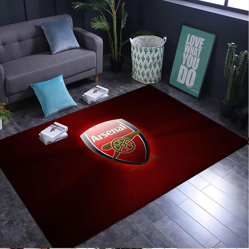 1PC rug Arsenal Football Club Crest Carpet, Chair Rug,Area Rug for Office Bedroom living rooms bedroom, Doormat decor Christmas fan gifts