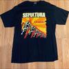 Nuova Maglietta in Cotone Sepultura Band Nation 2004 Unisex Taglie dalla S alla 5XL EL209 Maglietta Unisex