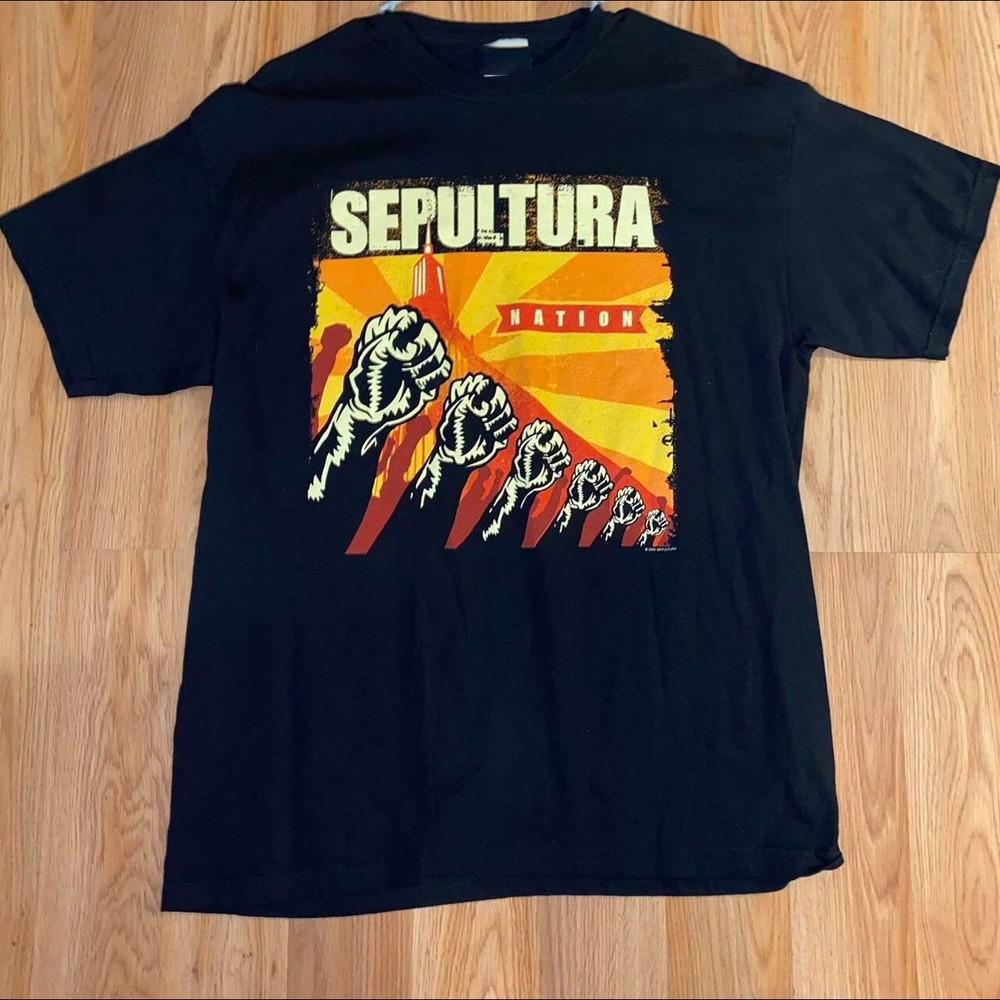 New Sepultura Band Nation 2004 Cotton Shirt Unisex Albums S to 5XL EL209 Unisex T-Shirt XXL