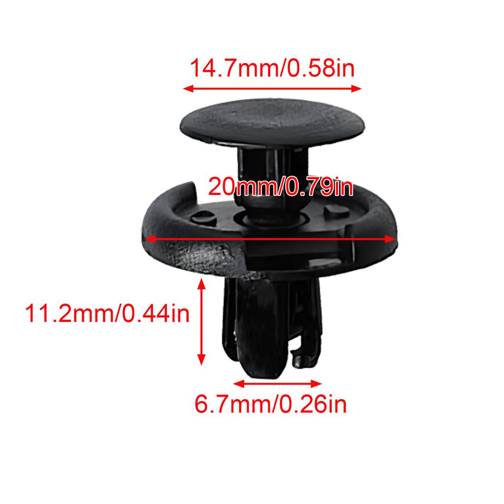 Bumper Fender Splash Shield Retainer Clip Car Door Panel Trim Clips for Toyota Camry Corolla RAV4 Yaris Avalon Echo 9046707164