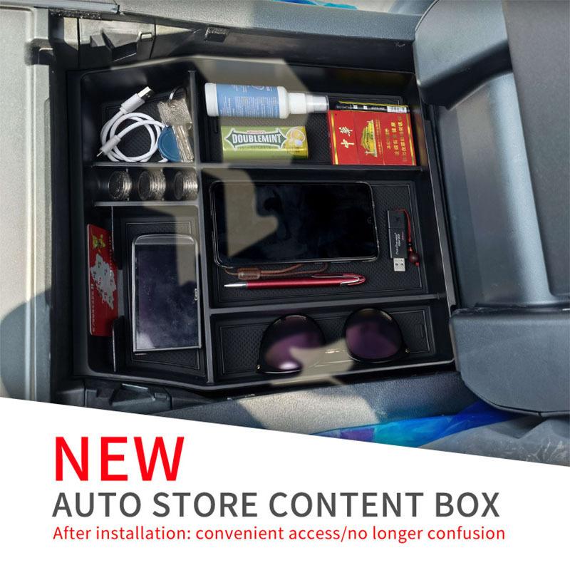 For 15-24 models of Ford Raptor F150 armrest box, storage box, car specific product modification accessories