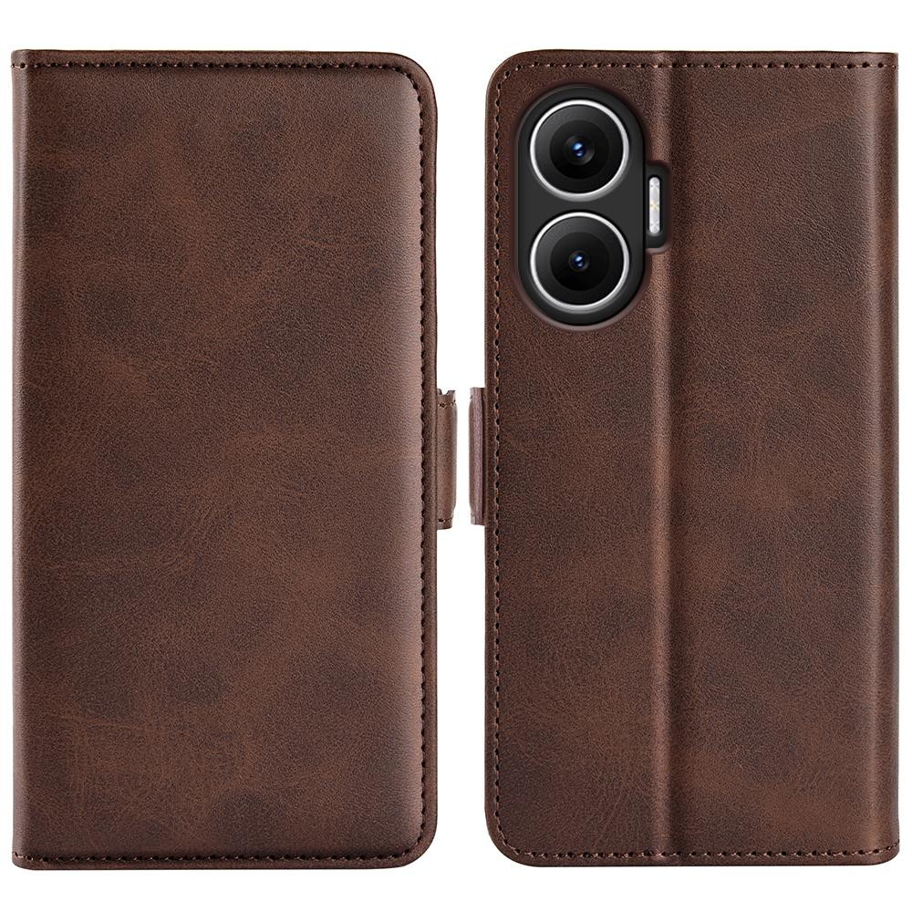 

For Xiaomi Poco F7 5G/Redmi Turbo 4 Pro 5G Case Calf Texture Leather Wallet Phone Cover D