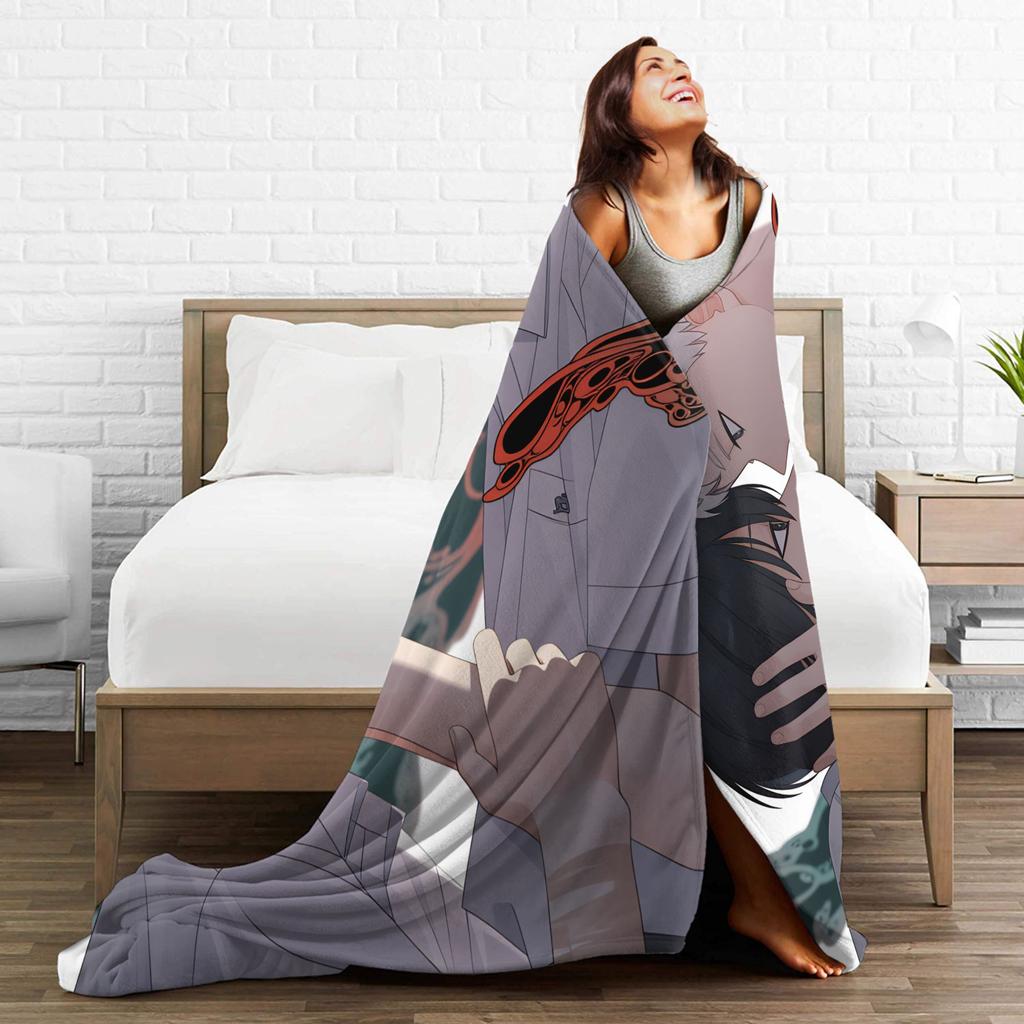 The Summer Hikaru Died Blankets Super Warm Funny Plush Throw Blanket For Girls Boys Couch Chair Flannel Bedspread Bed Cover
