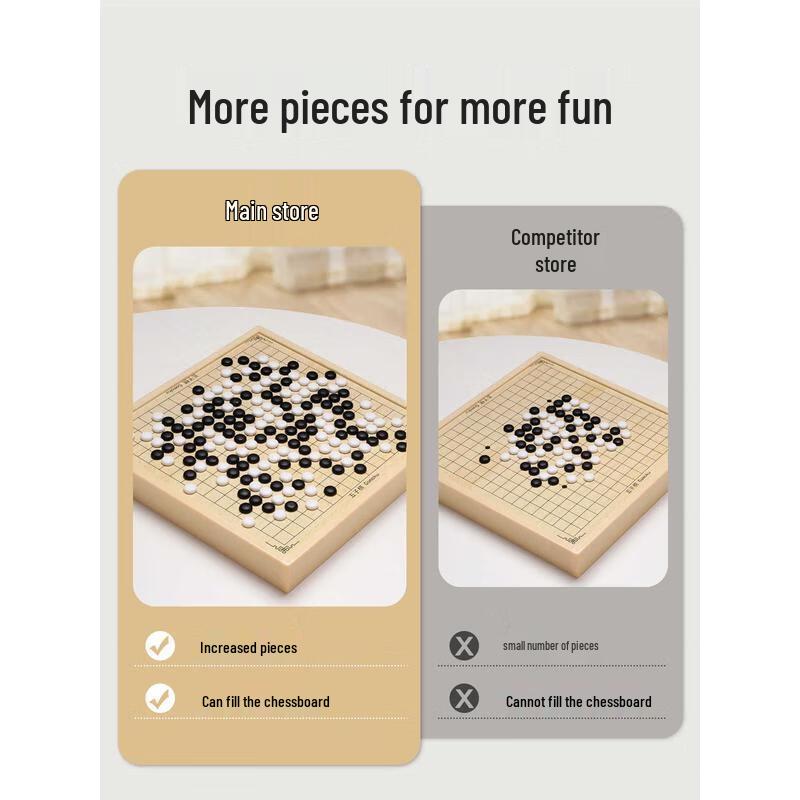 HANDUNYOU 5-in-1 Educational Board Game Set for Kids