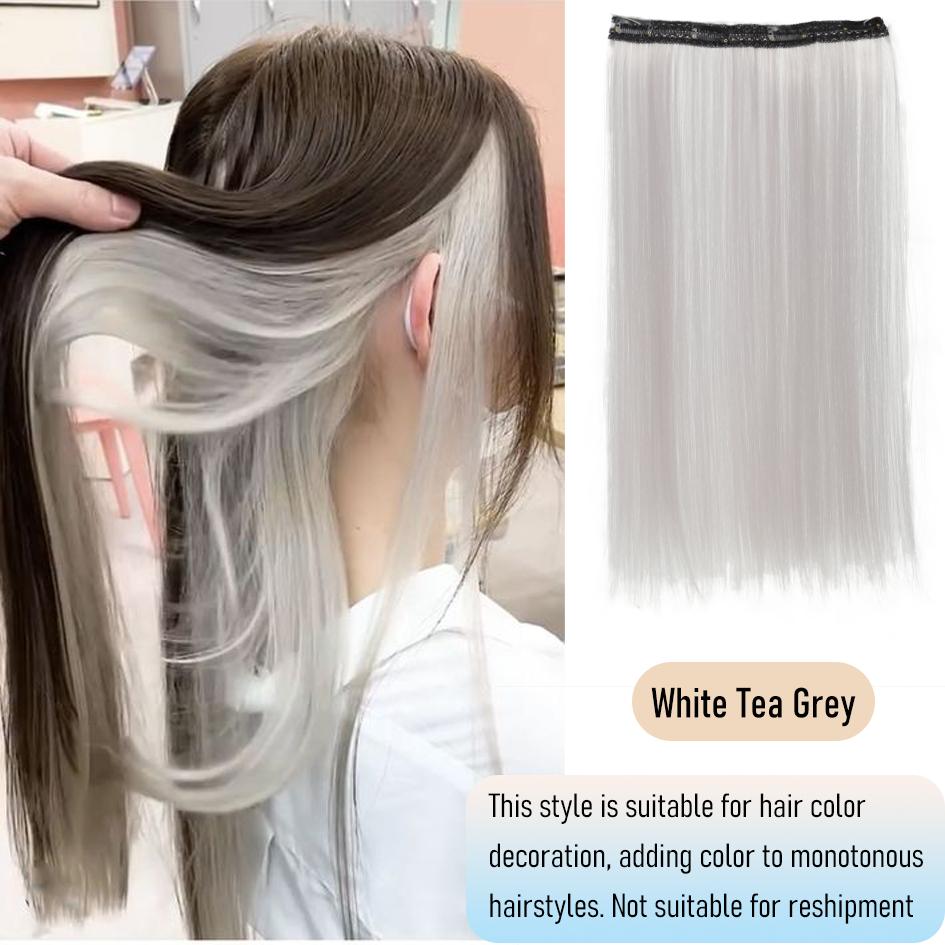 synthetic 20 inch coloured straight hair extensions wig chemical fibre card hair women wigs holiday party Halloween Christmas