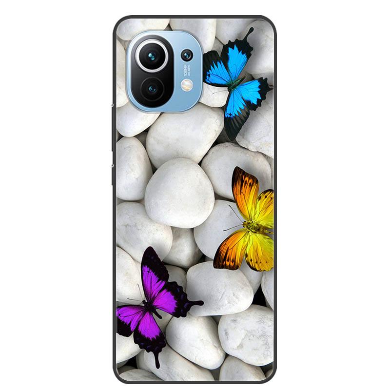 For Xiaomi 11 Lite 5G NE Case Protective Silicone TPU Phone Cases for Xiaomi Mi 11 Lite 5G Shockproof Covers 11Lite Soft Fundas