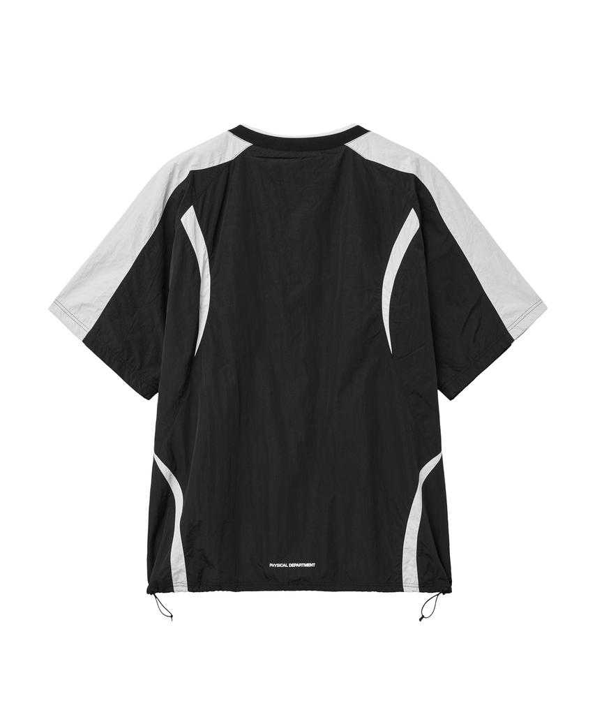 PHYPS MOTORCYCLE Color Block Short Sleeve Black