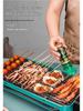 Multifunctional Electric Grill & Roaster with Non-stick Pan and Smokeless Griddle for Skewers and Sausages