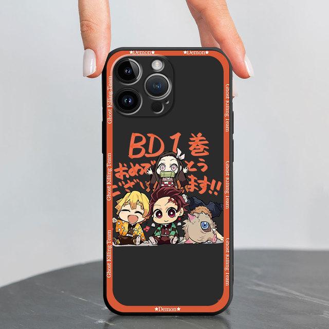 Anime Demon Slayer Phone Case For Apple Iphone 14 Pro Max Xr Se Xs X 13 Pro 11 8 Plus 7 6s 12 Mini 12 Pro Tpu Soft Cover Cases