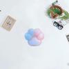 Rainbow Blue Big 5in Squishy Cat Paw Squeeze Toys,Cute Kawaii Squishies,Fur Ball,Jelly Kitty Paw Squishy Funny for All Ages