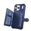 Etui do iPhone 17 Pro Max z uchwytem na karty, skóra PU + TPU, tylna osłona telefonu