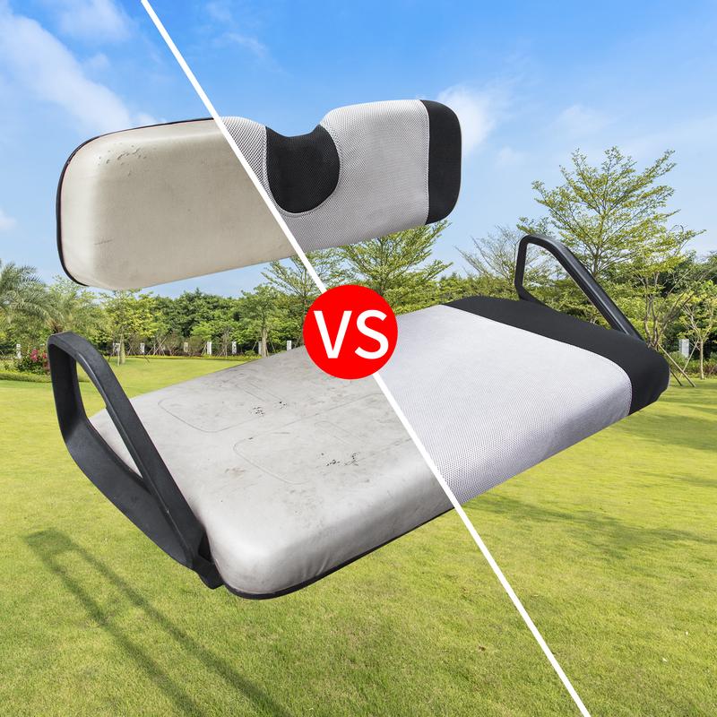 Coprisedile in Tessuto a Rete di Poliestere Lavabile a Caldo, Design alla Moda, per Golf Cart Club Car DS & EZGO TXT