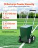 Trockenlinienmarkierer 4-Rad 2 oder 4 Linien Schwerlast Stahlkreider 50 lbs
