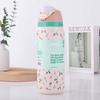Stainless Steel Double Layer Water Bottle With Silicone Lid For Fitness School And Commuting