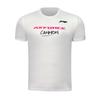 Li-Ning Breathable Comfortable Quick-Dry Badminton Apparel Unisex Sportswear White AHST79-2