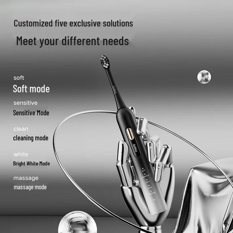 ApiYoo T1-AS Couple Sonic Electric Toothbrush Set CN plug (adapter included)