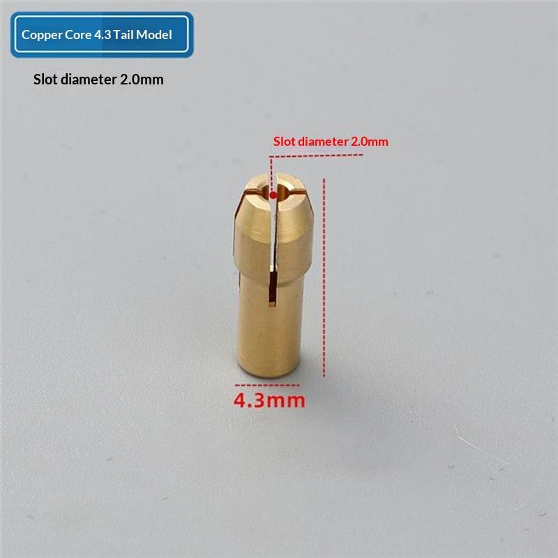 11Pcs/Lot Mini Drill Brass Collet Chuck For Rotary Tool 0.5-3.2Mm Brass And Nut For Accessories Set