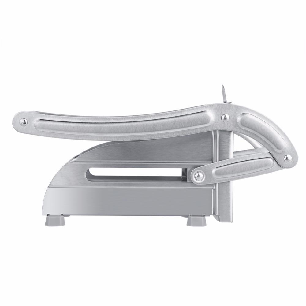 Edelstahl Zuhause Pommes Frites Kartoffelchips Streifenschneider Schneider Hacker Chips Maschine Herstellwerkzeug Kartoffel Schneiden Pommes