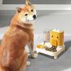 Automatic Dog Feeder 2 In 1 Pet Food Dispenser Smart Detachable Waterer For Dispensing Drinking Bunny Puppy Kitten Home Indoor