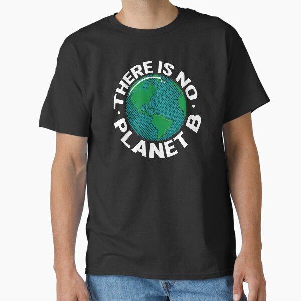 Men Casual Shirts Short Sleeves There Is No Planet B Ecologic Awareness Shirt Anime Black Tees Oversized T-shirts