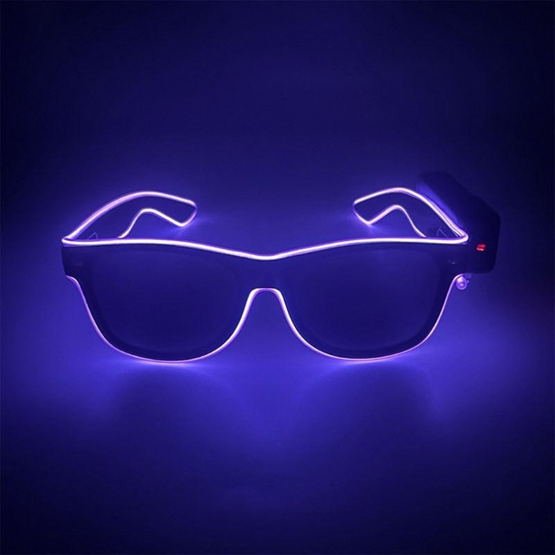 Decorative Glasses Trendy Glowing Glasses Light Up Party Decorations Christmas Gift Unique Take Photo Props