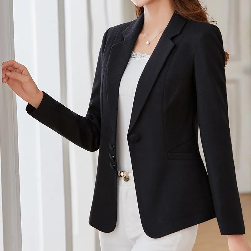 Women's Autumn Style Suit Jacket, Slim Fit and Slimming, Plus Size Professional Jacket