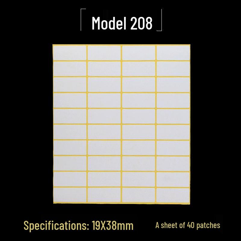 Adhesive Memo and Name Sticker Labels