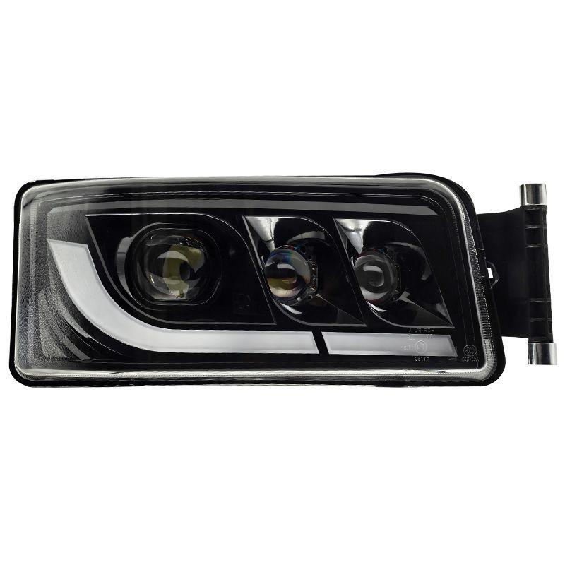 LED Headlight Assembly with Modified Lens for Shacman Dump Truck G5/C7H/G7H