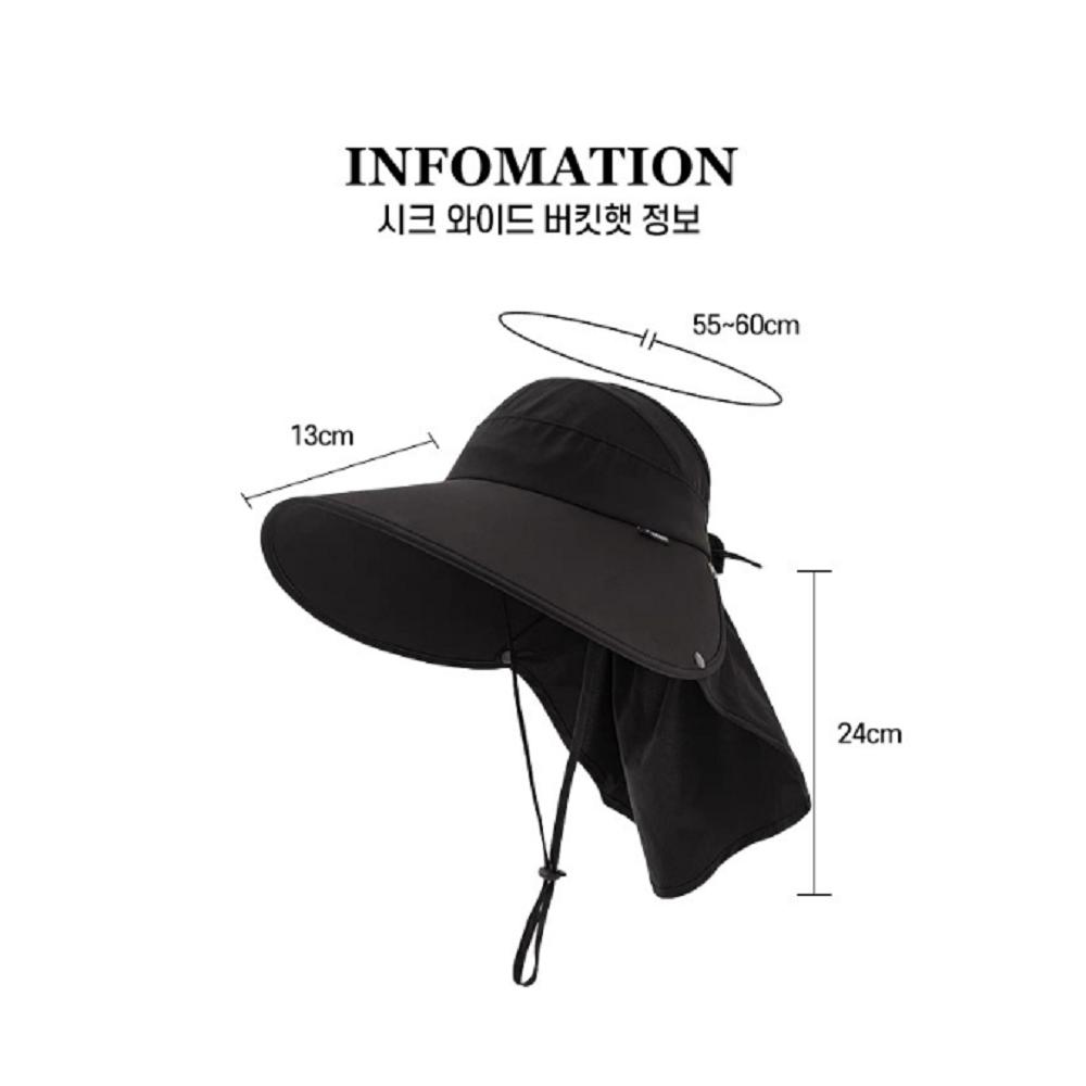 Wide Bucket Hat Summer Wide Brim Sun Cap
