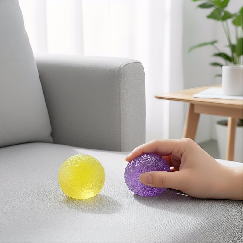 Reusable Sensory Slushie Squeeze Ball 1PC with Crunchy Crackling Stress Relief Toy for Kids and Adults Home Office Play