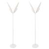 Pack of 2 Wedding LED Butterfly Lights, Floor Creative Butterfly Decoration Lights, 48W Warm Color Romantic Pathway Lights