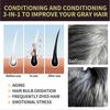 Shampoo,hair Dye Shampoo 3 In1 For Gray Hair, Herbal Black Hair Dye Shampoo For Men Grey Coverage (black) - Hz