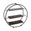 3 Layer Stand Sturdy Iron Frame Tier Cake Effortless Setup to Clean Round