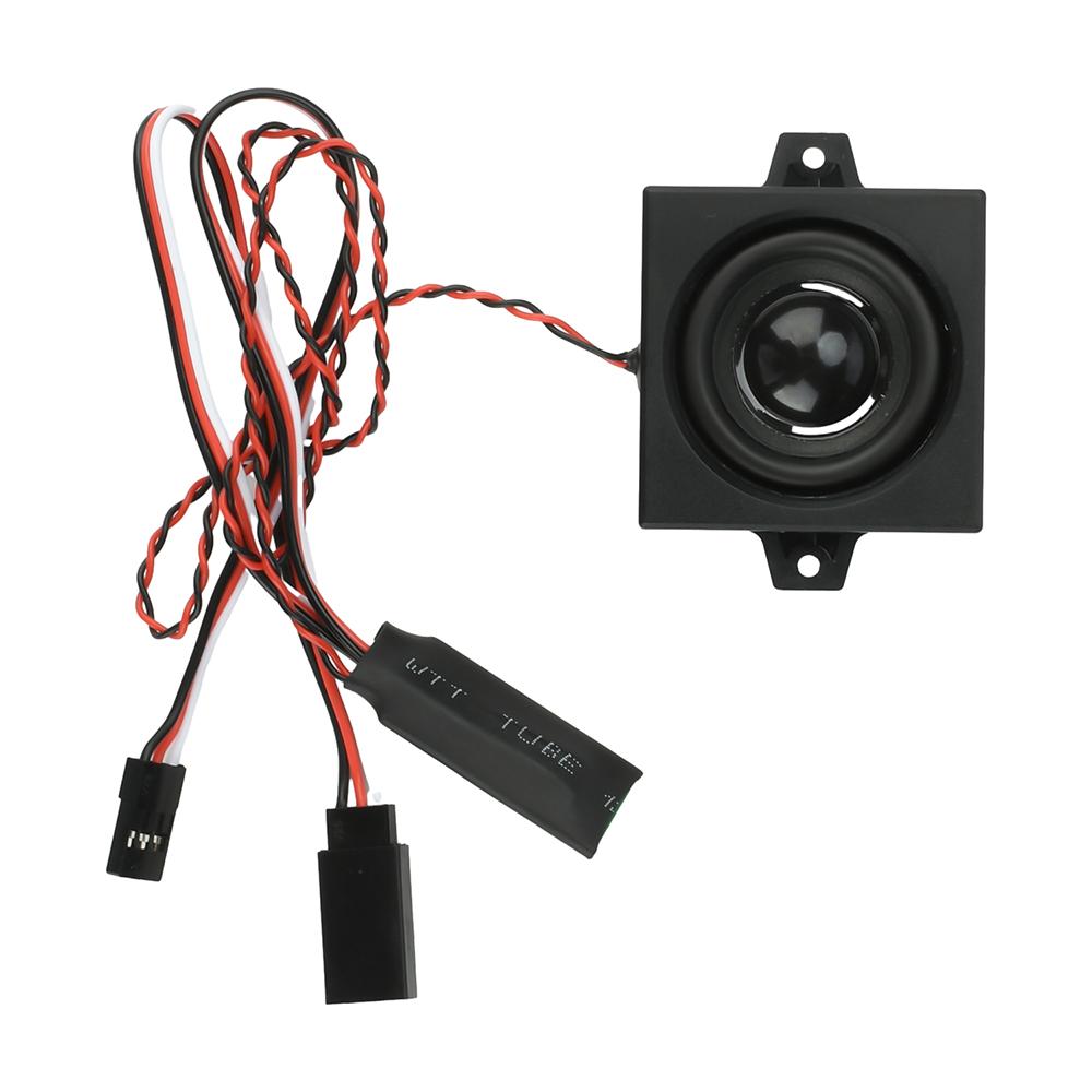 

5W Remote Control Diesel Engine Sound Effect Module Simulation Speaker for RC Vehicles Compatible with DC 3.6-8V чорний