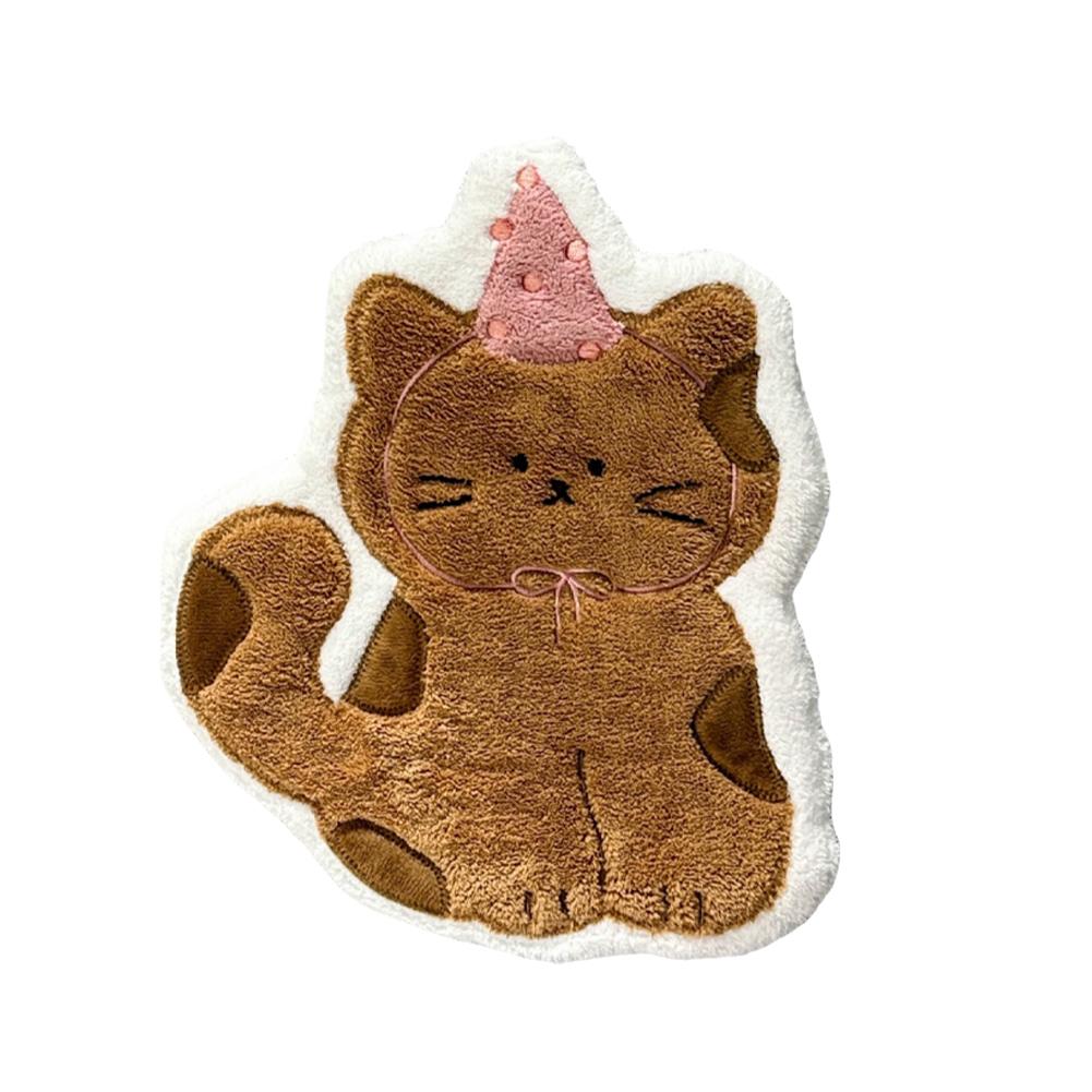 

Soft Cute Cat Hand Towel Super Absorbent Microfiber Quick Drying Hanging Cartoon Towels for Bathroom Kitchen Home Washcloth розовый