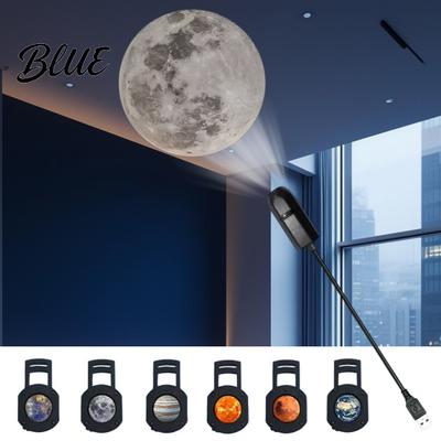 USB Powered Nebula Projector Star Night Light Holographic Lamp with Interchangeable Sky for Car Film Slides Flexible Hose Projection Bedroom