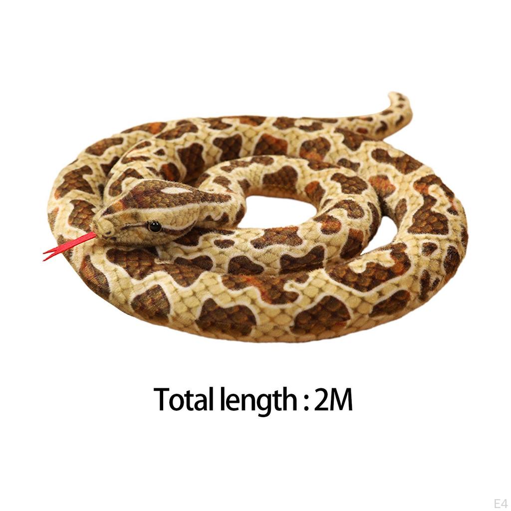Snake Stuff Doll Room Ornament Creative Giant Plush Toy Animal