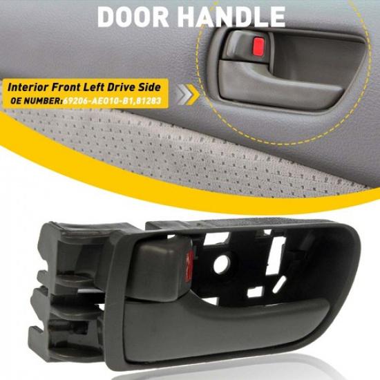 For 2004-10 Toyota Sienna Interior Door Handle Front Left With Door Lock Button