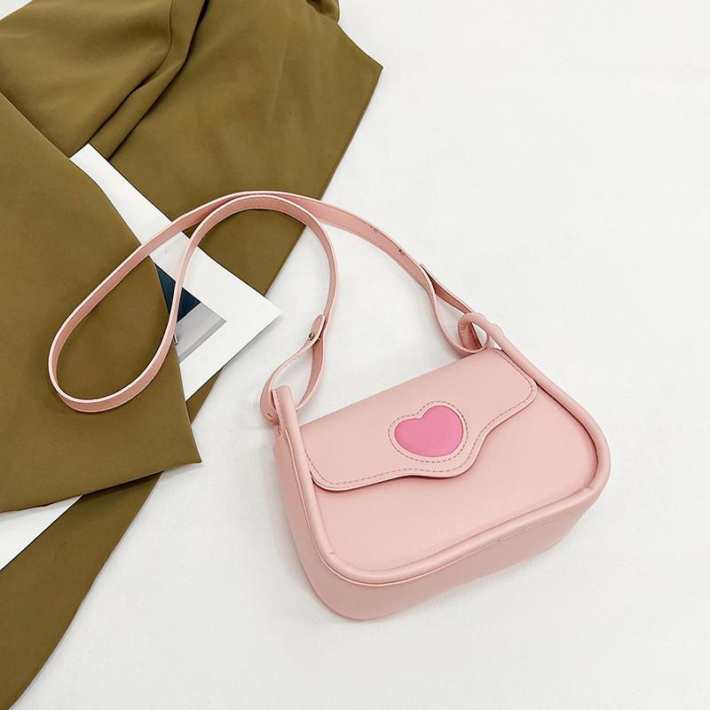 

Trendy 2024 Spring New Simple Fashion Shoulder Crossbody Bag Underarm Bag Women s Casual Fashion Handbag рожевий