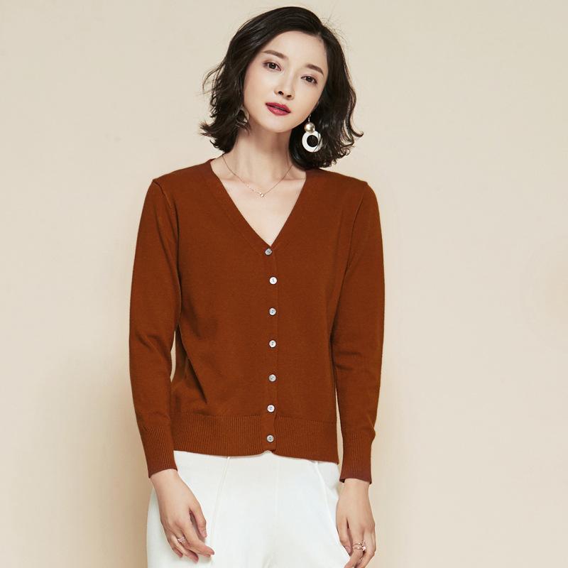 Women's Autumn Winter Tops Blouse Knit Knitwear Coat Sweater Cardigan For Women Streetwear Korean Clothes