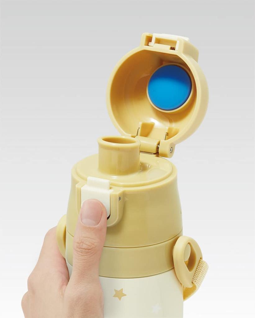 Skater Water Bottle 2WAY Direct Drinking Cup Type Little Bear Bear Beige 350ml 420ml Drinking Stainless Steel Kids Small Capacity Girls SKDC3