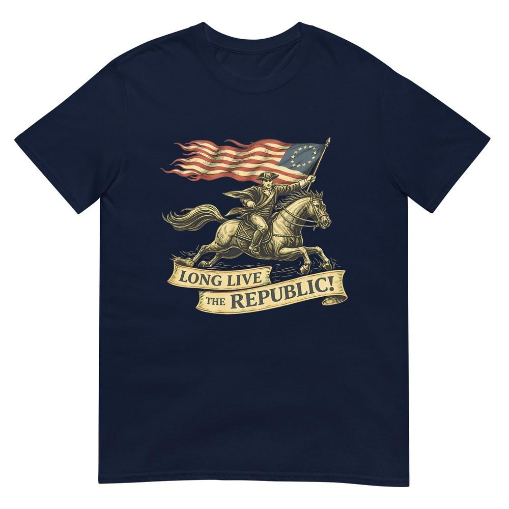 Minuteunisex Long Live The Republic Usa 1776 2026 4th Of July TShirt S