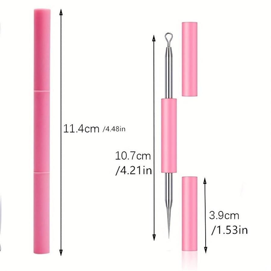 Double Head Acne Picking Tool - Blackhead & Blemish Removers for Efficient Acne Removal, Silicone Beauty Needle for Facial Skin