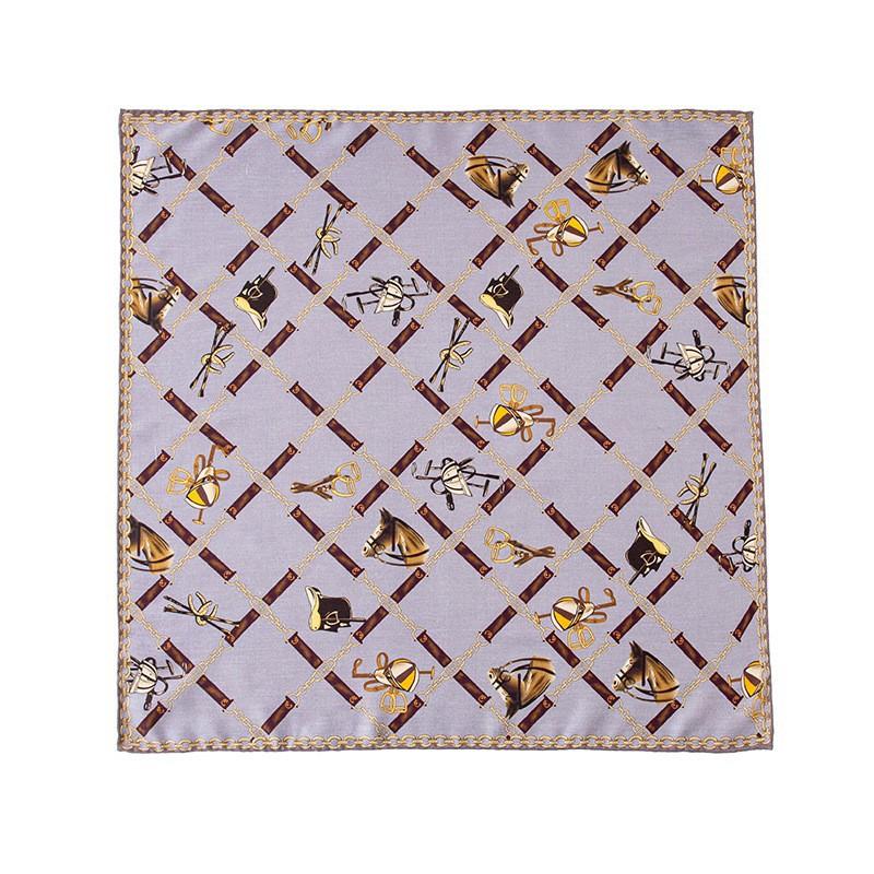 Silk wool double-sided Roman car mulberry silk large square scarf autumn and winter warm elegant women's square scarf