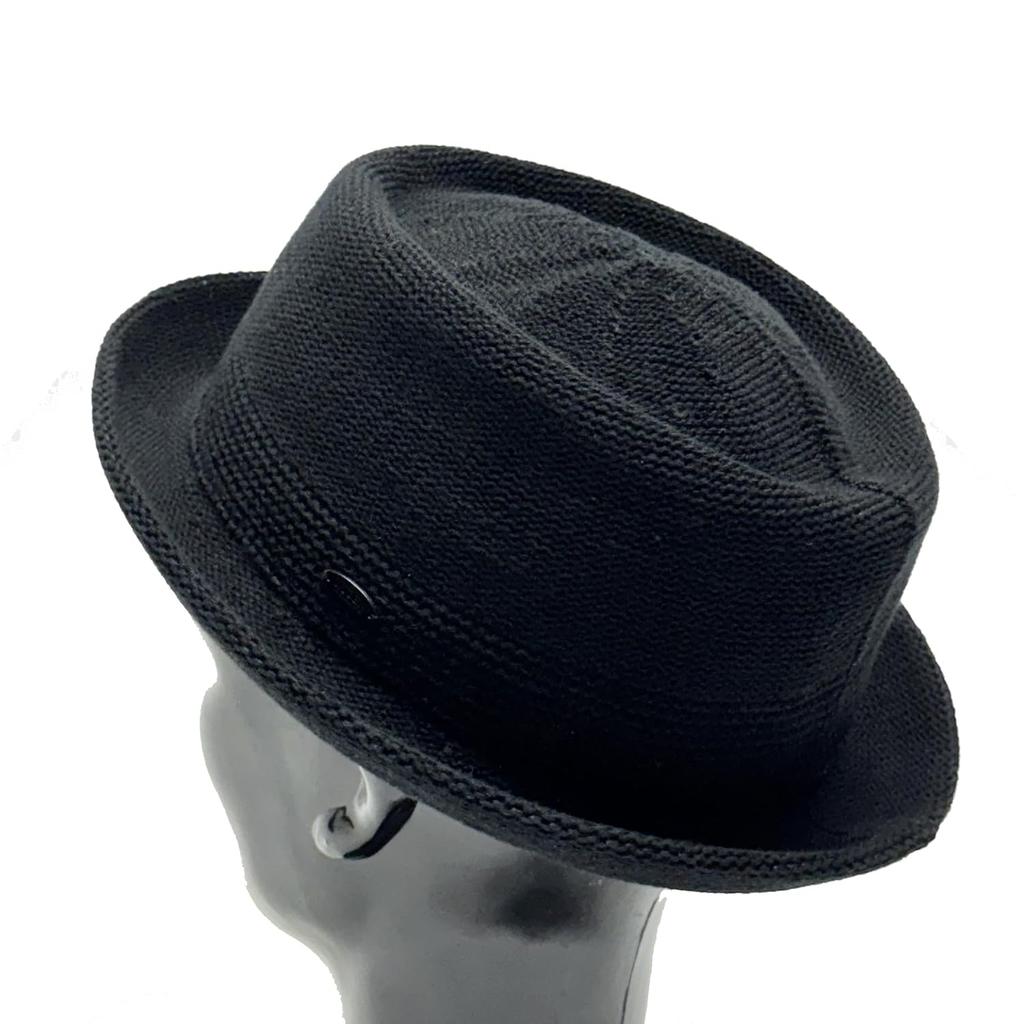Ruben BLACK CLECTION Knitted Thermo Pork All One Size Fits Black Custom-Made Cotton-Polyester Hat, Pie, Season, All,