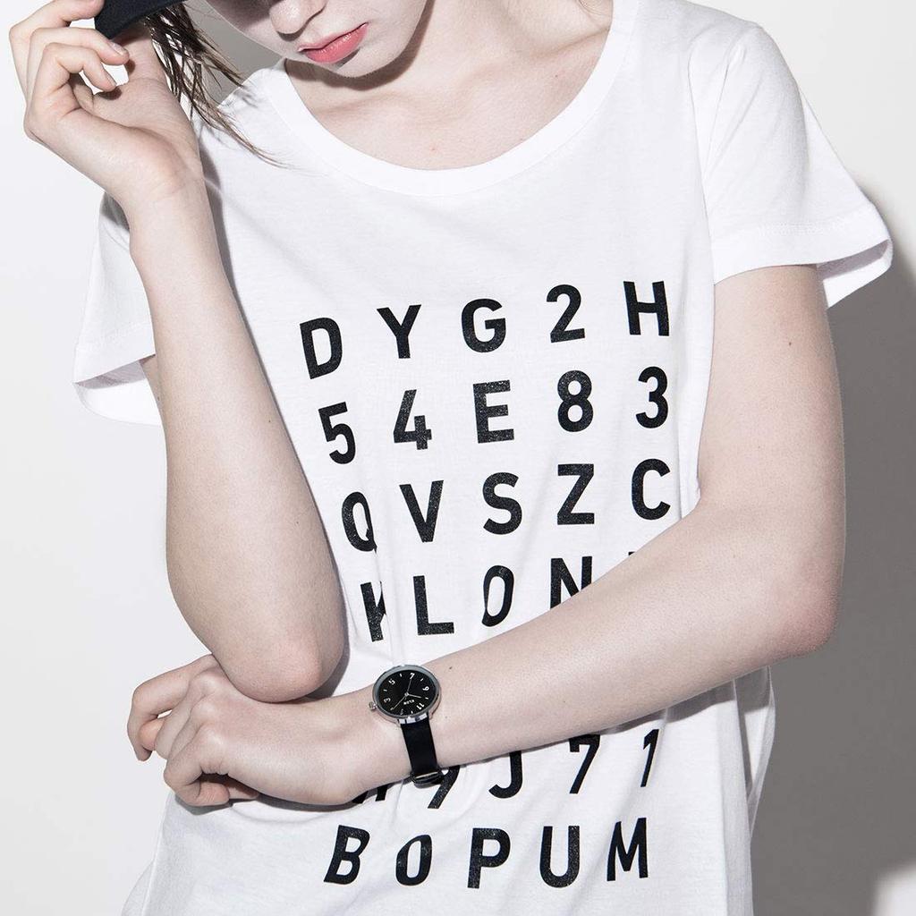 KLON PASS TIME DARING ODD 33mm Wristwatch for Men and Popular Gift [BLACK SURFACE] Women, Brand, Waterproof, Leather, Stylish, Black,