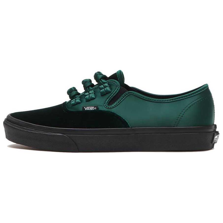 Vans Billys X  Authentic Series Kung-Fu Comfortable Durable Low-Top Skate Shoes Unisex Sneakers Black Green BILVANAKNGG