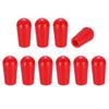 Uxcell Electric Guitar Switch Tip Inch Toggle Switch Imported Durable Replacement Parts for Electric Red Knobs, 10-Pack, 8/32 Screw, 5-Way/3-Way Caps,